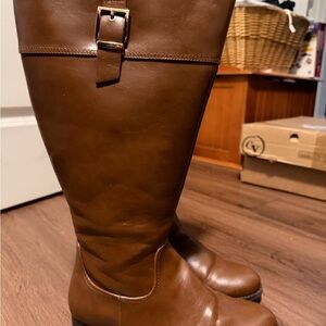 Comfortview Brown Heeled Boots